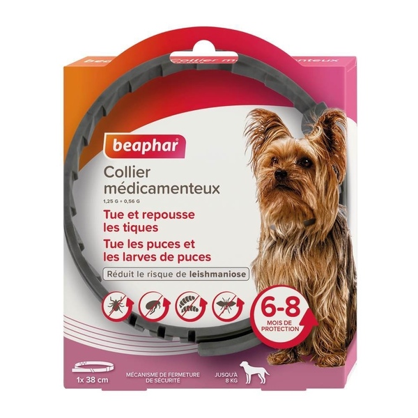 Collier anti puce chien Beaphar