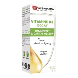Forté Pharma Vitamine D3 1000 UI gouttes