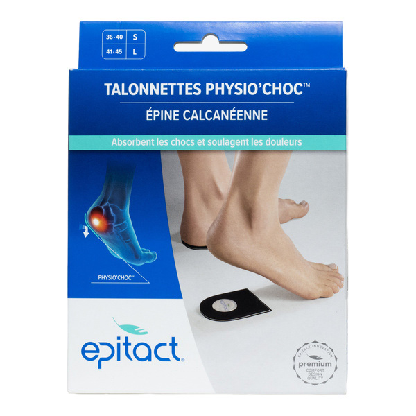 Epitact Talonnettes Physio choc pour épine calcanéenne