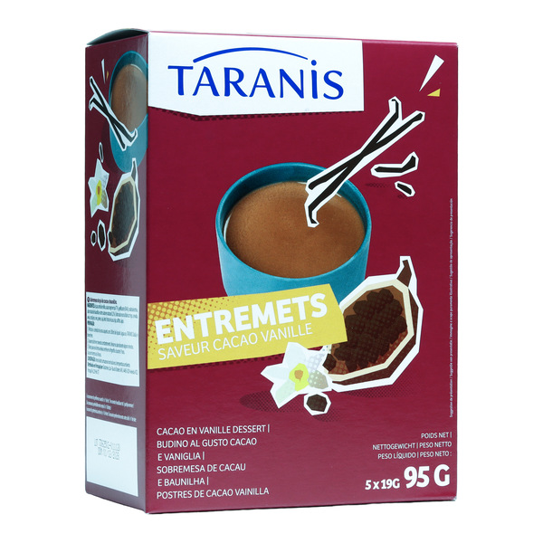 Taranis Entremets Saveur Cacao Vanille