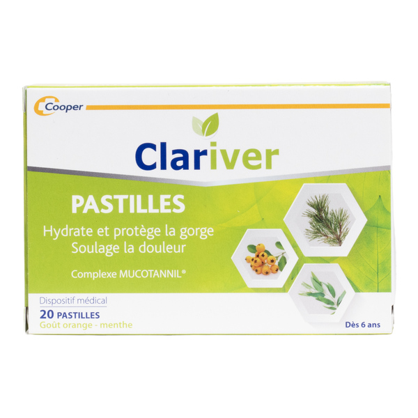 Clariver Pastilles pour la gorge