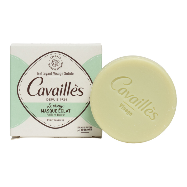 Cavaillès Nettoyant Visage Solide Masque éclat