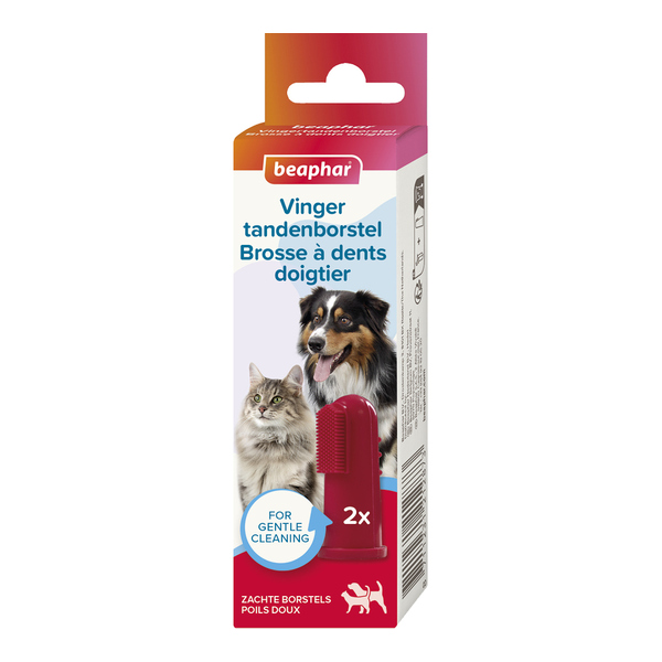 Beaphar Brosse à dents doigtier Chien et Chat