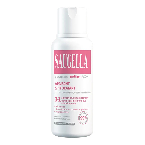 Saugella Poligyn 50+ Soin lavant intime Apaisant et Hydratant