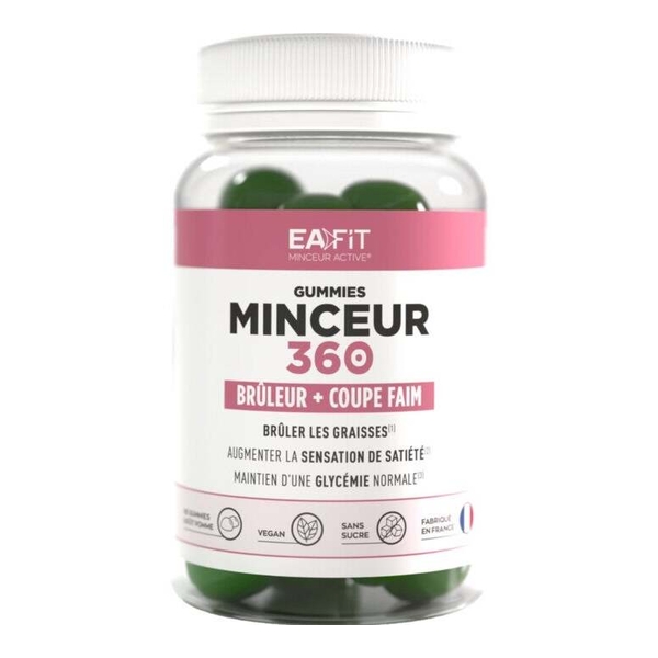 Eafit Minceur 360 Brûleur + Coupe faim gummies