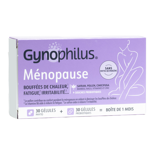 Gynophilus ménopause gélules phyto et probiotiques