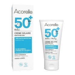 Acorelle Crème solaire bébé SPF 50+ Bio