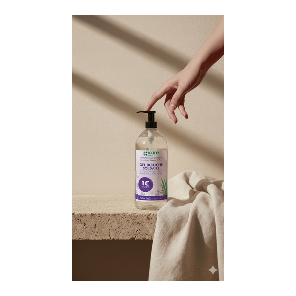 Kare Santé Gel douche solidaire 1 litre