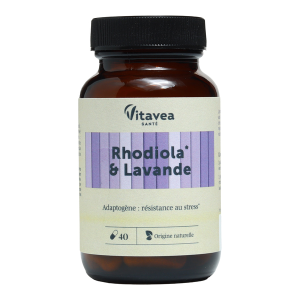 Gélules Anti stress Vitavea Rhodiola et Lavande