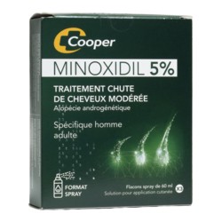 Minoxidil 5% Cooper solution alopécie