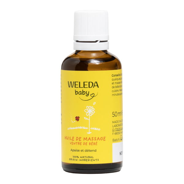 Weleda huile de massage ventre colique nourrisson