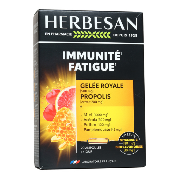 Herbesan Immunité Fatigue ampoules