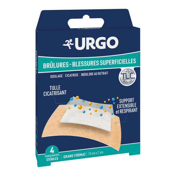 Urgo Pansements Brûlures et Blessures Superficielles