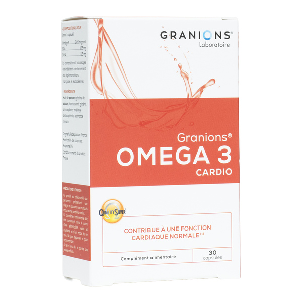 Granions complément alimentaire Omega 3 Cardio
