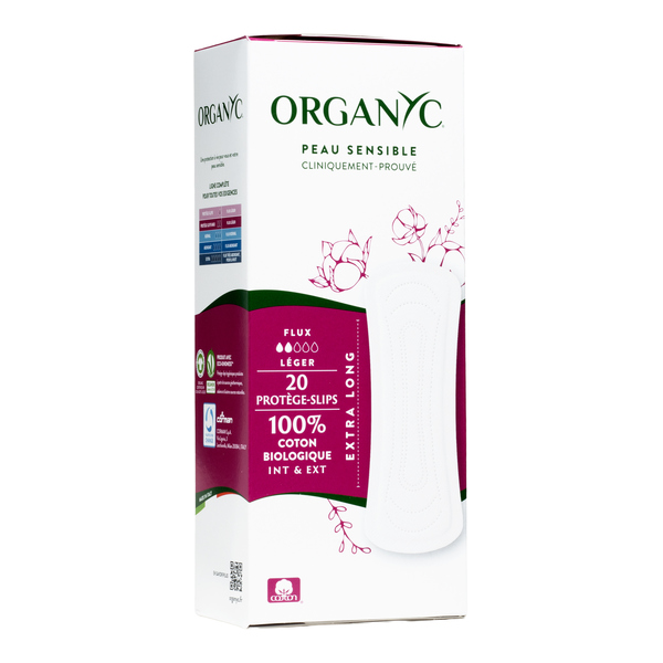Organyc protège-slips extra-long coton bio