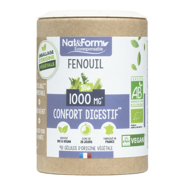 Fenouil Nat & Form gélules Confort digestif