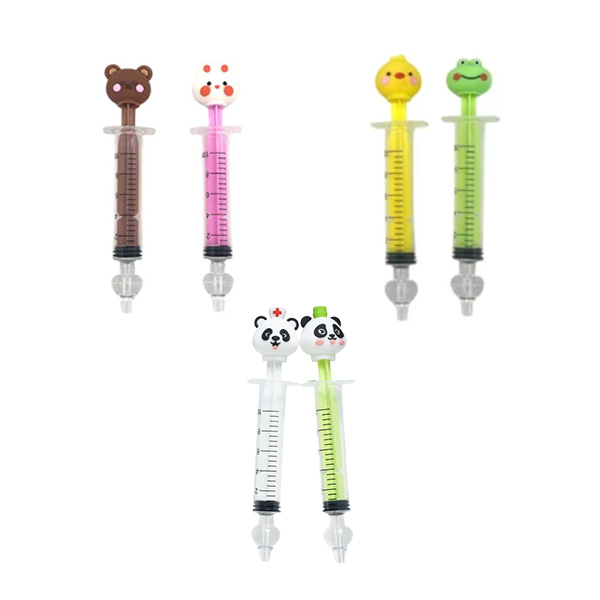 Seringues nasales motif animaux pour bébé