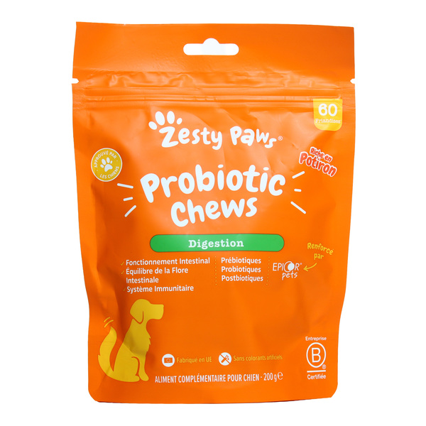 Zesty Paws Digestion Friandises pour chien