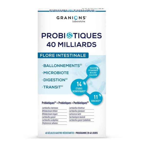 Granions Probiotiques Flore intestinale gélules