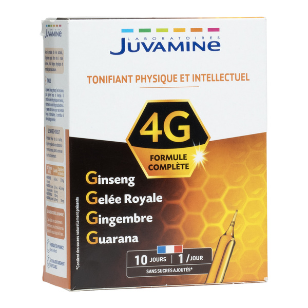Ginseng Gelée Royale Guarana Gingembre Juvamine