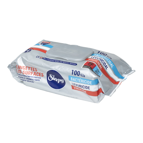 Lingettes nettoyantes désinfectantes multi surfaces Sleepy