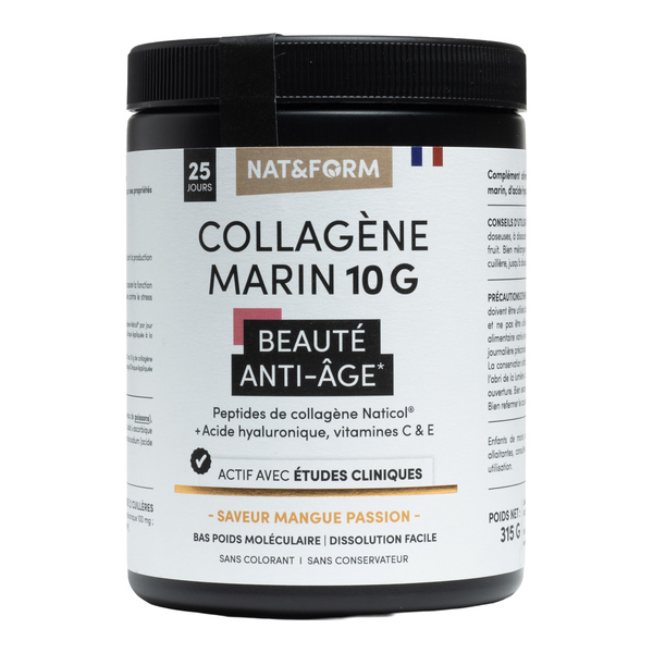Nat et Form Collagène marin 10 G poudre