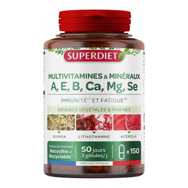 Super Diet Multivitamines et minéraux gélules