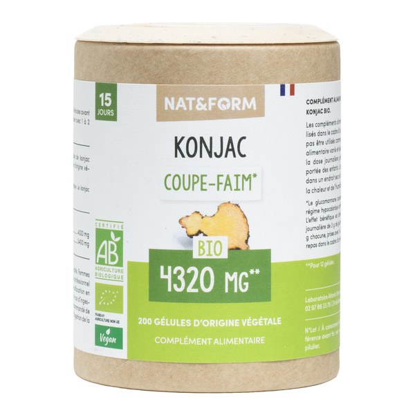 Nat et Form Ecoresponsable Konjac bio gélules