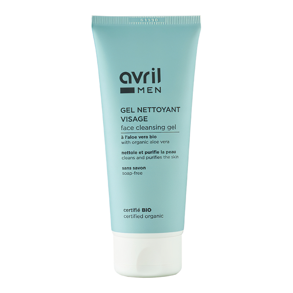 Avril Men Gel nettoyant visage bio