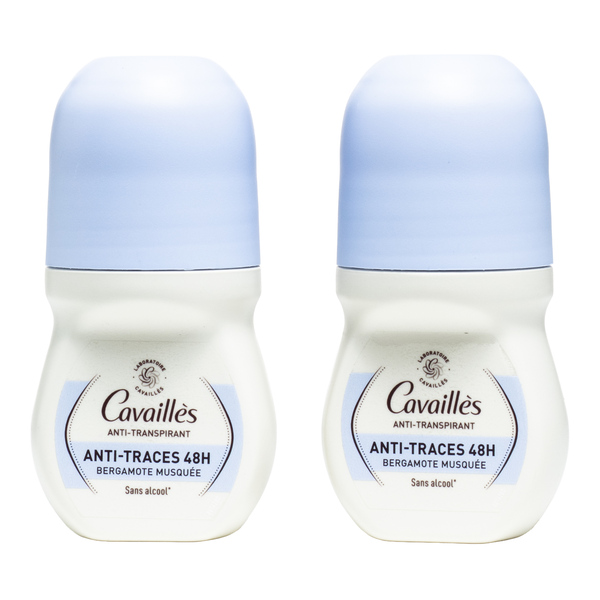 Cavaillès Deodorant anti transpirant 48h Bergamotte musquée roll on