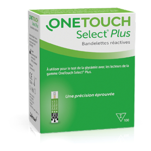 One Touch Select Plus Bandelettes réactives