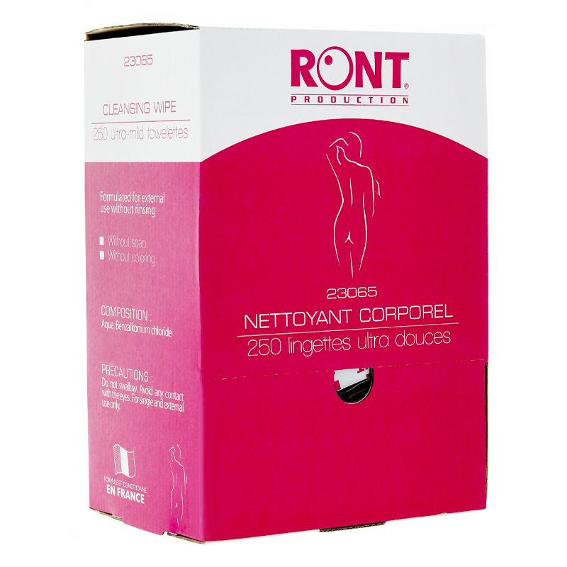 Ront nettoyant corporel lingettes