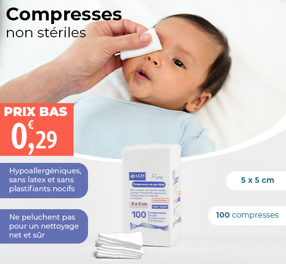 Prix bas compresses nt