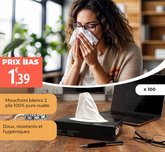 Prix bas mouchoir papier