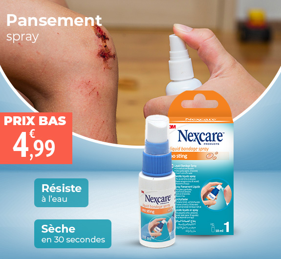 Prix bas Nexcare pansement liquide spray