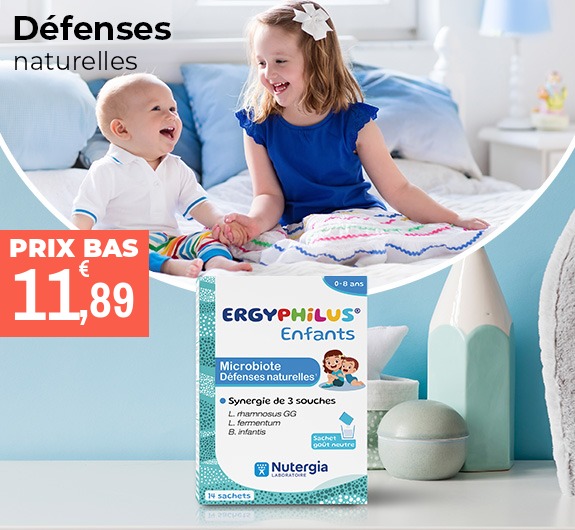 Prix bas Ergyphilus enfants Nutergia