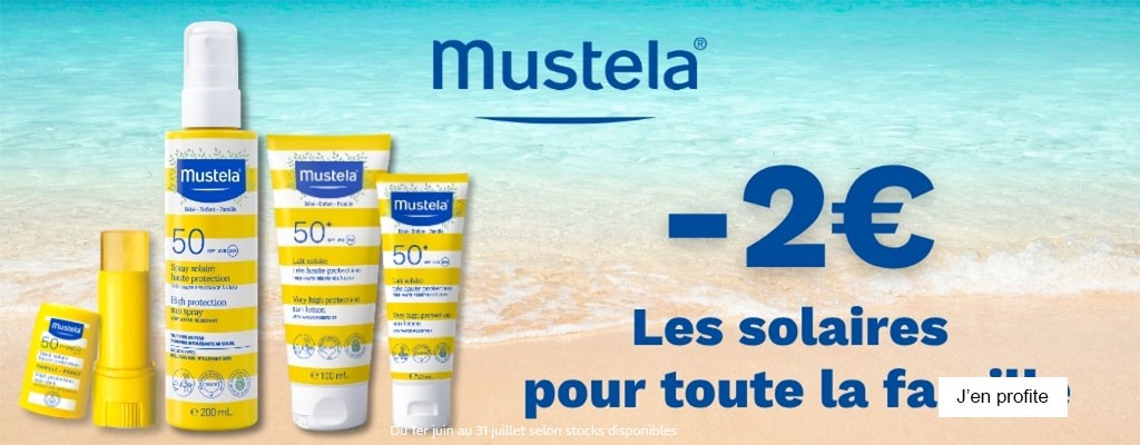 Offre Mustela solaires