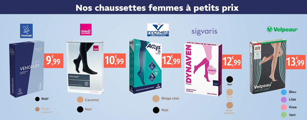 Contention chaussettes femme