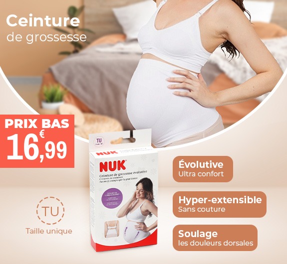 Prix bas Nuk ceinture de grossesse évolutive