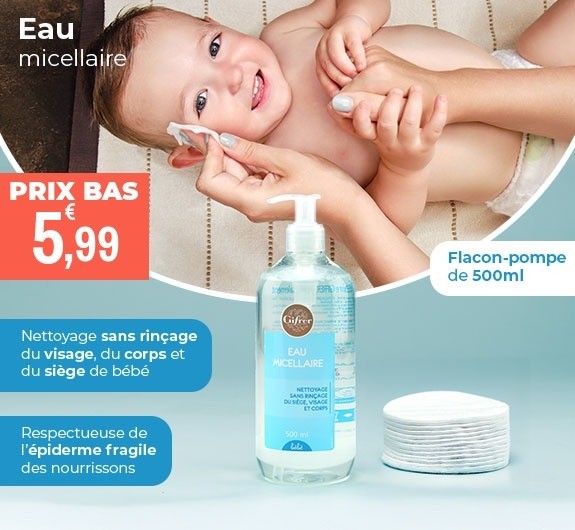 Prix bas Gifrer Bébé Eau micellaire