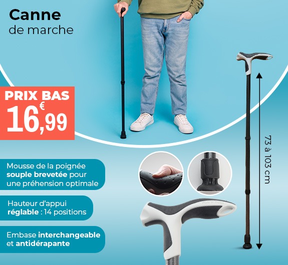 Prix bas Canne de marche Soft Step