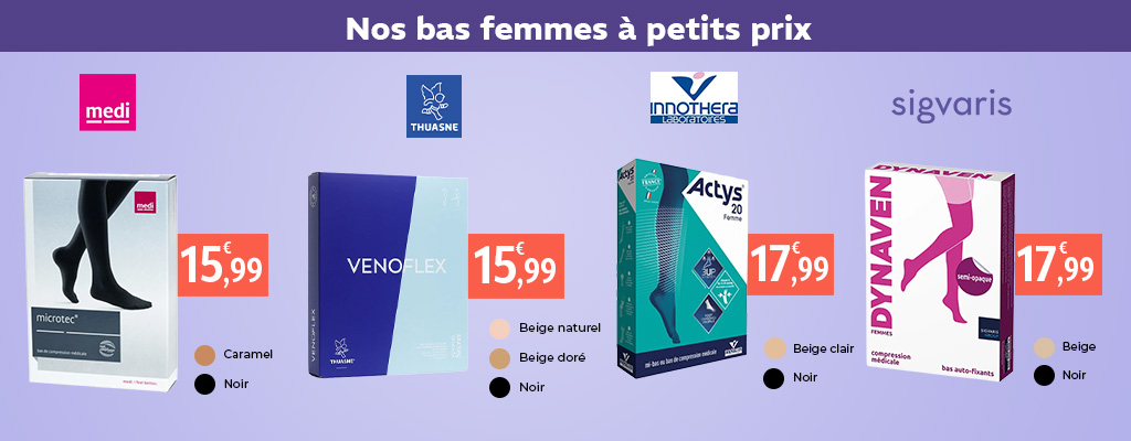 Mea bas de contention femmes