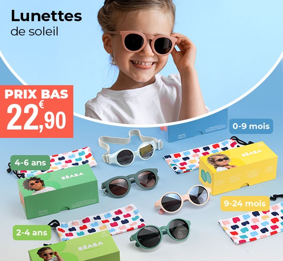 Prix bas Lunettes de soleil Béaba enfant