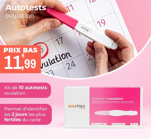 Prix bas Biosynex autotest tests d'ovulation