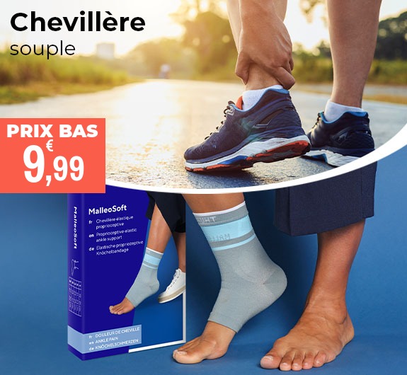 Prix bas Chevillère élastique Malleosoft