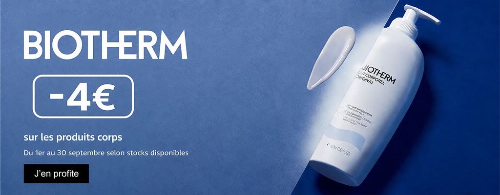 Offre biotherm soin corps