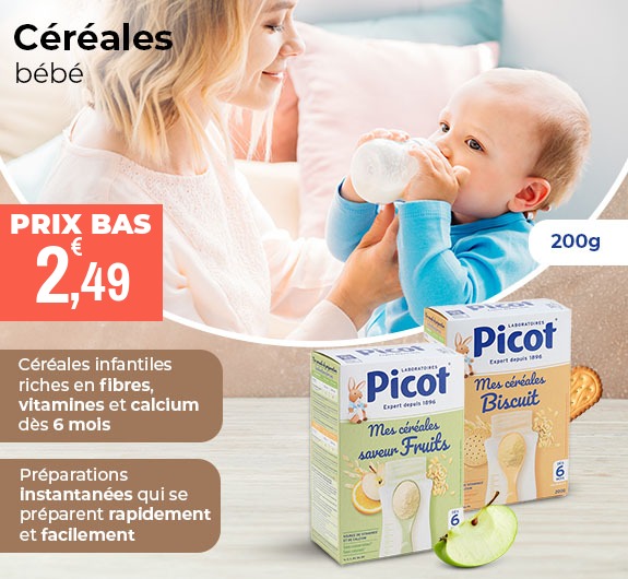 Prix bas Mes céréales Picot bébé