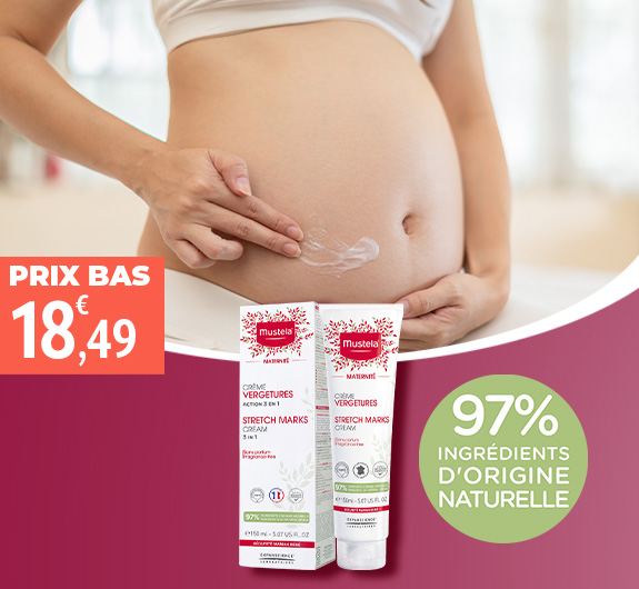 Prix bas crème vergetures Mustela