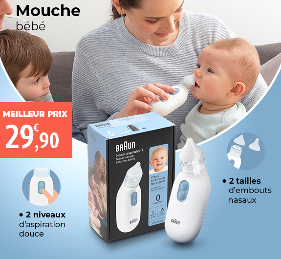 Meilleur prix mouche bébé Braun