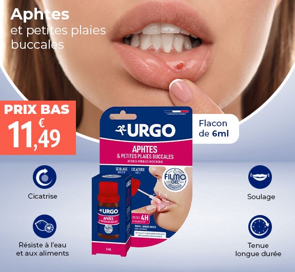 Prix bas Filmogel aphtes Urgo
